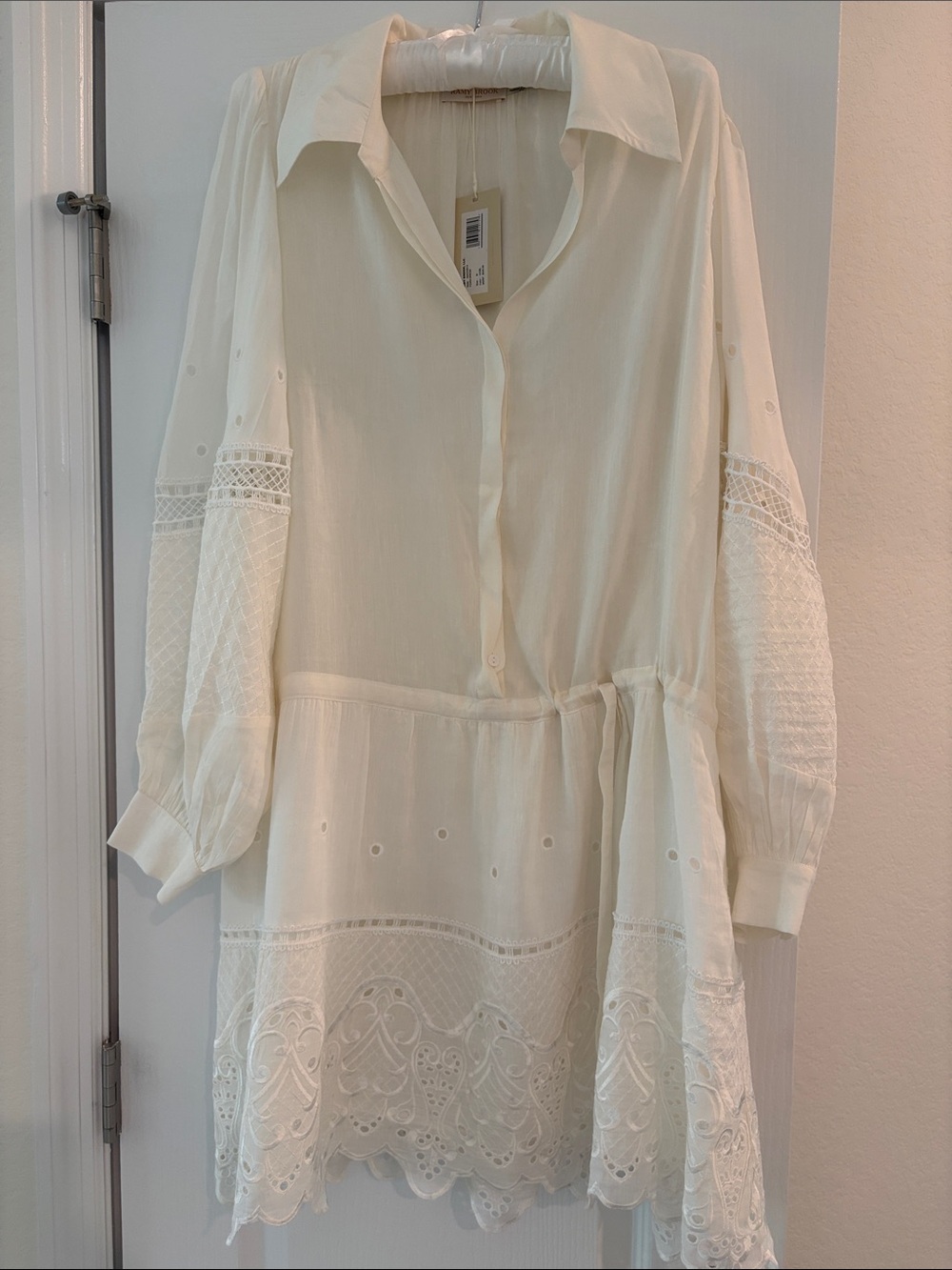 Ramy Brook $545 dress size M. Ivory